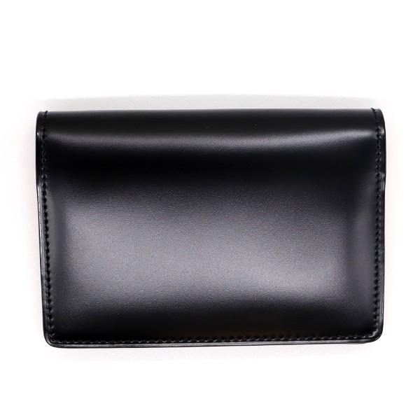 モルフォ キプリス 名刺入れ ササマチ 新コードバン×ベジタブルタンニン ブラック 5614-BK