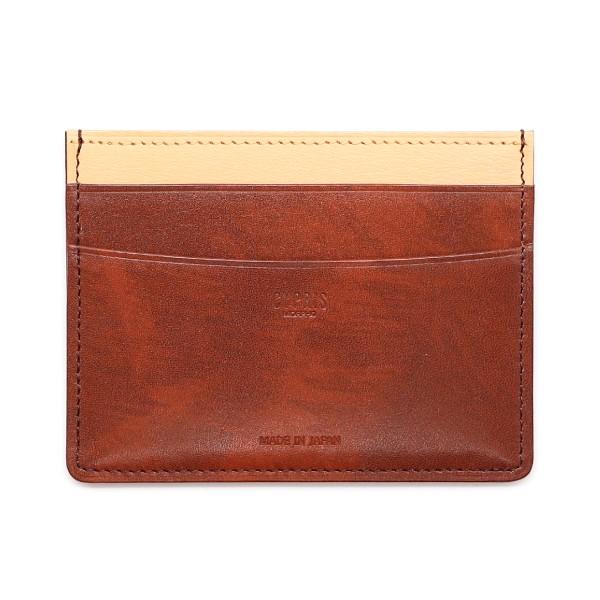 モルフォ キプリス 単カードケース シラサギレザー チャ 8019-BR