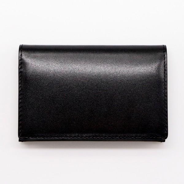 モルフォ キプリス 名刺入れ ササマチ シラサギレザー ブラック 8226-BK