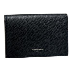 ペッレモルビダ 名刺入れ(カードケース) ブラック Barca(バルカ) 黒[PELLE MORBI...