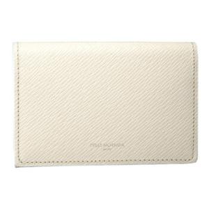 ペッレモルビダ 名刺入れ(カードケース) ホワイト Barca(バルカ) 白色[PELLE MORB...