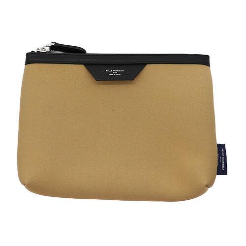 ペッレモルビダ ポーチ ベージュ Cinque Terre(チンクエ・テッレ)薄茶色 小物入れ PE...