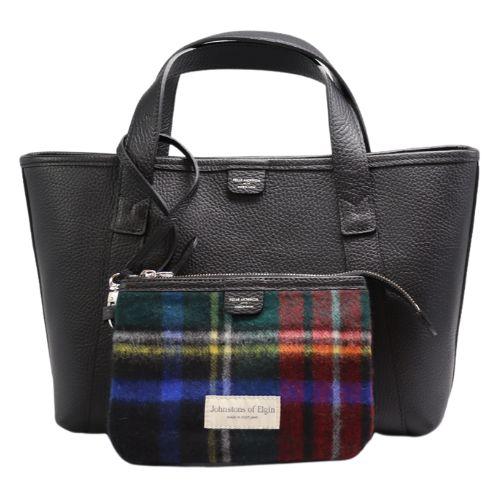 ペッレモルビダトートバッグJohnstons of Elginジョンストンズオブエルガン 黒 PEL...