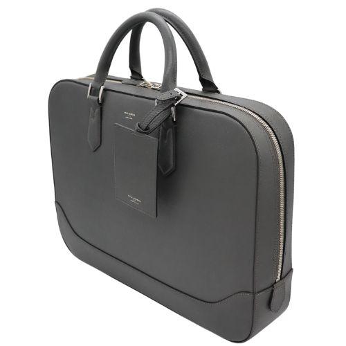 ペッレモルビダCapitanoキャピターノブリーフケース 鞄チャコールグレーPELLE MORBID...