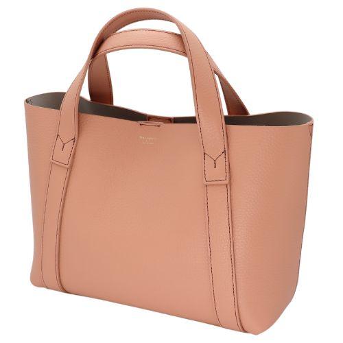 ペッレモルビダ  テーラマリーナミニトートバッグ 鞄 コーラルピンク＆グレージュ PMOTE007S...