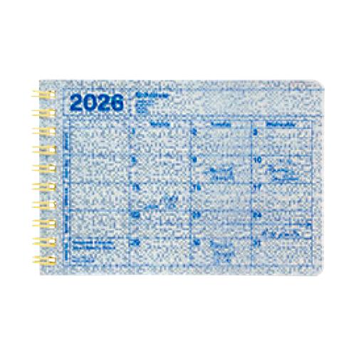 マークス 2026年版ノートブックカレンダー XS B7変型 月間ブロック スケジュール帳 シティラ...