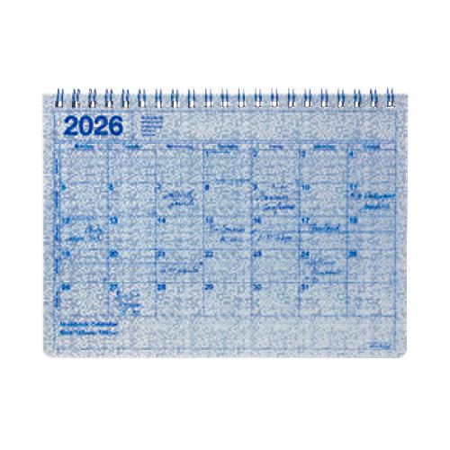 マークス 2026年版ノートブックカレンダー S B6変型 月間ブロック スケジュール帳 シティライ...