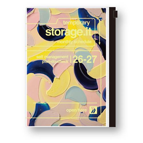 マークス 2026年3月始まり手帳 B6マンスリー＋ノート ストレージイット/岡村芳樹 Ortenc...