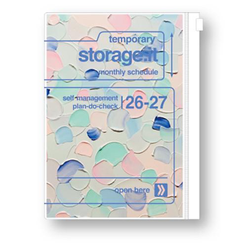 マークス 2026年3月始まり手帳 B6 月間マンスリー＋ノート ストレージイット/岡村芳樹 雪客 ...