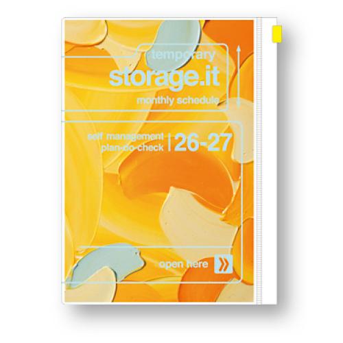 マークス 2026年3月始まり手帳 B6 マンスリー＋ノート ストレージイット/岡村芳樹 Summe...