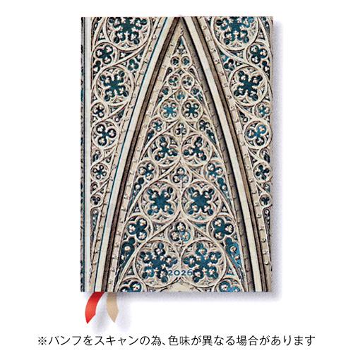 ペーパーブランクス 2026年版手帳 ハードカバーダイアリー ミニ 見開き1週間 日本語版 ミラノ大...