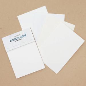 ナガハシ印刷カミアウカード A6サイズ  厚紙 メッセージカード ペーパークラフト C-001