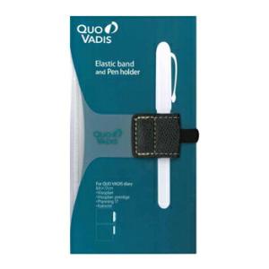 ☆クオバディス ダイアリーバンド＆ペンホルダー 8.8ｘ17cm用 ブラック qvband8817b...