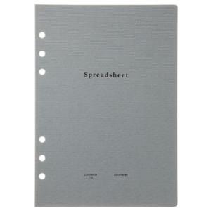 ラコニック スタイルノートリフィル スプレッドシート A5 STYLE NOTEBOOK REFIL...