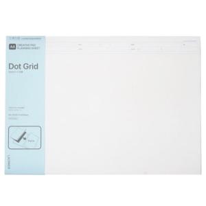 ラコニック A4 プランニングシートC (ドット罫) クリエイティブ・パッド専用[LACONIC] ...