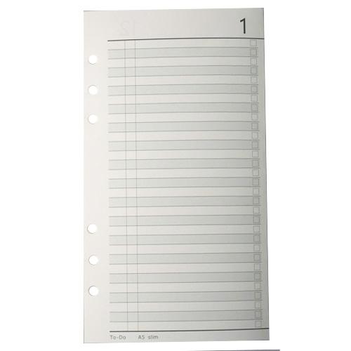 あたぼうステーショナリー じゃばらんだ To-Do A5スリム じゃばら型システム手帳リフィル  J...