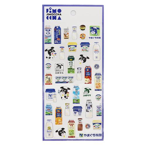 やまぐち愛着プロダクト ジモッチャ シール やまぐち県酪 JIMOCCHA 490-20