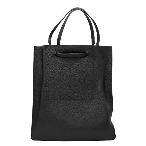 トモエ スマートトートバッグ イージーシリーズ 鞄 本革 ブラック×グレー TOMOE EASY_T...