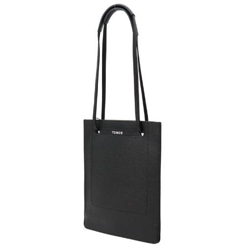 トモエ スマートショルダーバッグ イージーシリーズ 鞄 本革 ブラック×グレー TOMOE EASY...