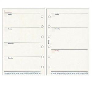 ☆日本能率協会 プチペイジェム システム手帳リフィルミニ6フリーダイアリー 1WEEK1 P311