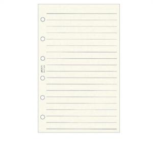 ☆日本能率協会 プチペイジェム システム手帳リフィルミニ6太ケイページ(クリーム) P404