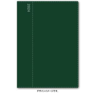 日本能率協会 2024年4月始手帳 NOLTY キャレル B6 ウィーク3 日曜始 月間カレンダー＋週間レフト ノルティ 緑 9094の商品画像