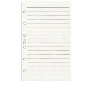 ☆日本能率協会 バインデックス システム手帳リフィルミニ6サイズ太ケイページ(ホワイト) G435