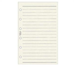 ☆日本能率協会 バインデックス システム手帳リフィルミニ6サイズ太ケイページ(クリーム) G431