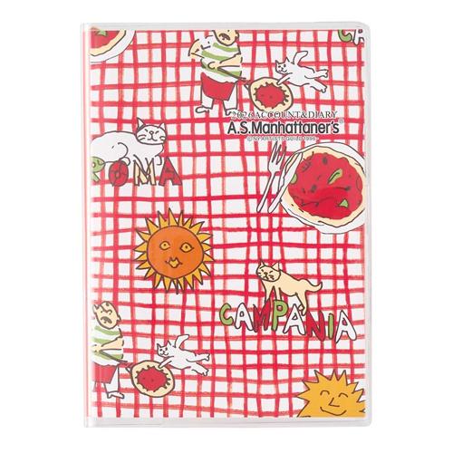 日本能率協会2026年1月始まり手帳ペイジェム A.S.マンハッタナーズ アカウント&amp;ダイアリー家計...