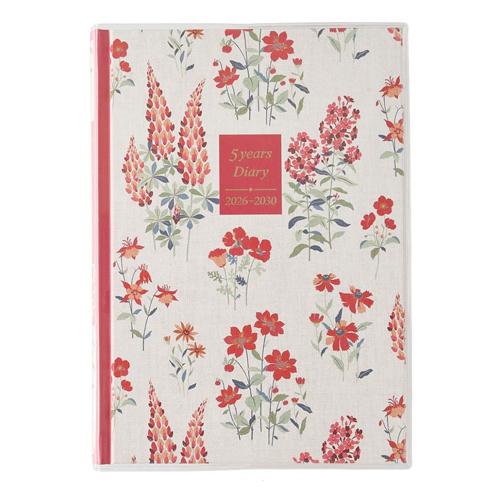 日本能率協会 2026年1月始まり手帳PAGAMペイジェム メモリー 5年連用日記 A5 ローラアシ...