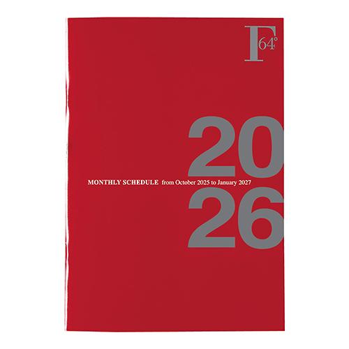 ☆日本ノート 2026年版 手帳 F.O.B COOP A5ダイアリーノート マンスリー  ディープ...