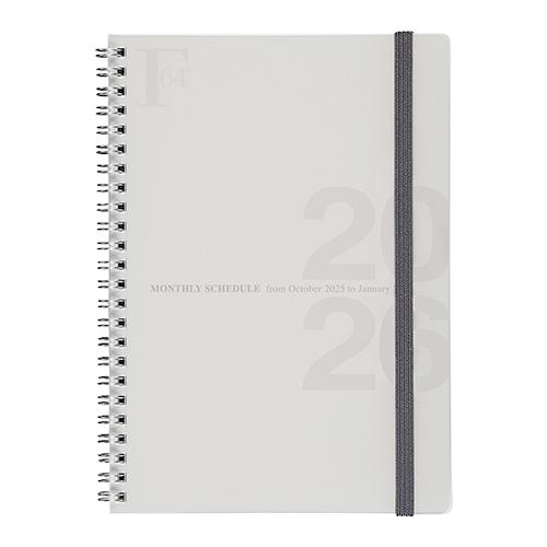 ☆日本ノート 2026年版 手帳 F.O.B COOP A5 Wリングタイプダイアリー マンスリー ...