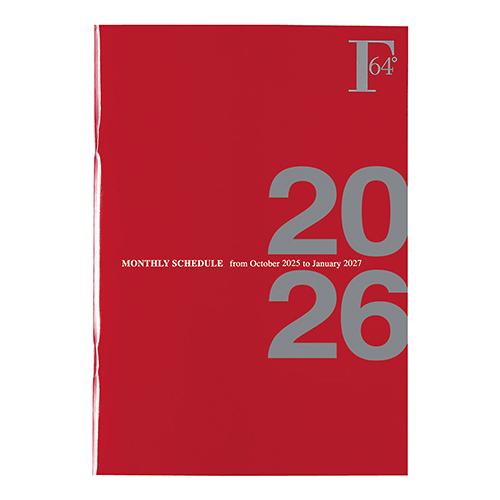 ☆日本ノート 2026年版 手帳 F.O.B COOP B6ダイアリーノート マンスリー  ディープ...