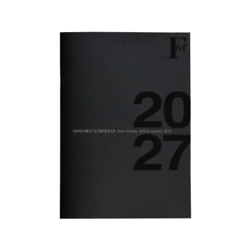 ☆日本ノート 2027年版手帳 F.O.B COOP A5 ダイアリーノート マンスリー  ブラック...