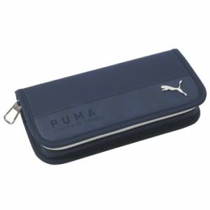 クツワ PUMA プーマ メタルキャットペンケース ネイビー 筆箱 筆入れ PM388NB