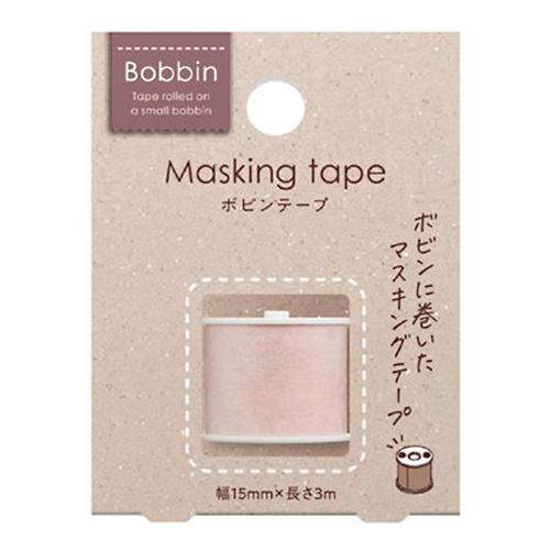 コクヨ Bobbinボビンテープ 水彩 マスキングテープ ピンク T-B1115-13