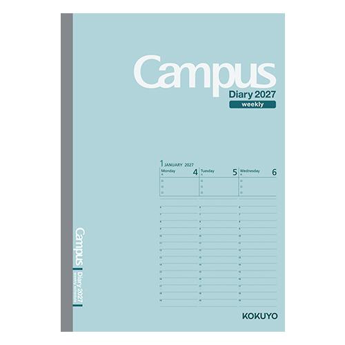 ☆コクヨ 2027年版1月始まり手帳 Campus キャンパスダイアリー ウィークリー バーチカルタ...