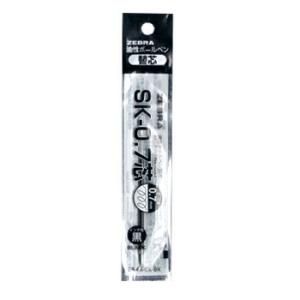 ゼブラ(ZEBRA) 油性ボールペン替芯 SK-0.7芯 黒 5本入 P-BR-6A-SK-BK5