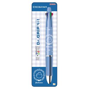 サンスター文具 ちいかわ ドクターグリップ4+1 多機能ペン 4色ボール