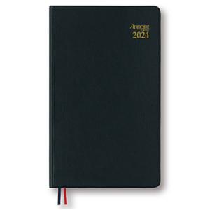 ダイゴー 2024年4月始まり手帳 アポイント 見開き1週間 手帳サイズ Appoint ブラック DAIGO E1120の商品画像