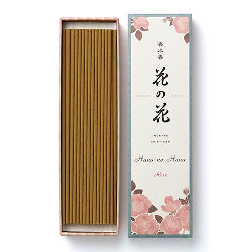 日本香堂 香水香 花の花 ばら 長寸40本入 お香 30005