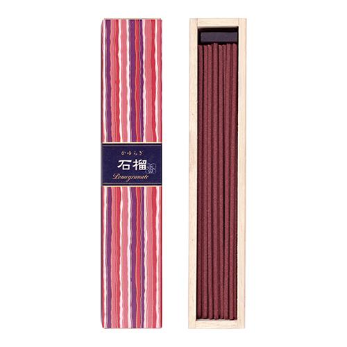 日本香堂 かゆらぎ 石榴 スティック40本 香立付 お香 38406