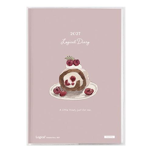 ナカバヤシ 2027年版手帳 ロジカルダイアリー 月間 カバータイプ B6 Home Days 日曜...
