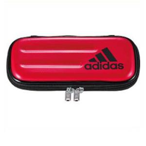 三菱鉛筆 adidas筆入れ 赤黒 アディダス 筆箱 ペンケース PT1502AI04R24
