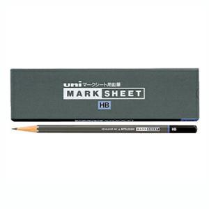三菱鉛筆 ユニマークシート用鉛筆 HB 1ダース(12本入り) UMSHB 鉛筆