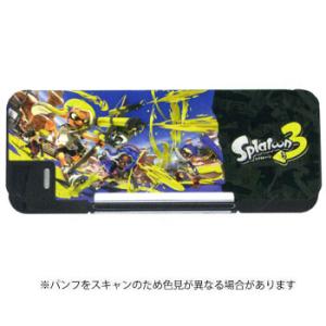 三菱鉛筆学童 スプラトゥーン3 箱型筆入れ 両面開き筆箱 ペンケース  P1802BT112