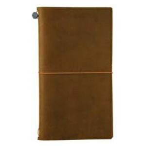 デザインフィル トラベラーズノート パスポートサイズ キャメル