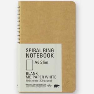 デザインフィル TRC SPIRAL RING NOTEBOOK スパイラルリングノート A6スリム...