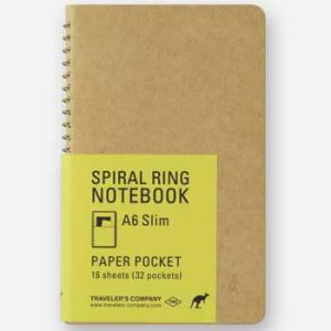 デザインフィル TRC SPIRAL RING NOTEBOOK スパイラルリングノート A6スリム...