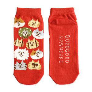 マインドウェイブ ごろごろにゃんすけ ソックス 全員集合 靴下 くつ下 MIND WAVE 9525...